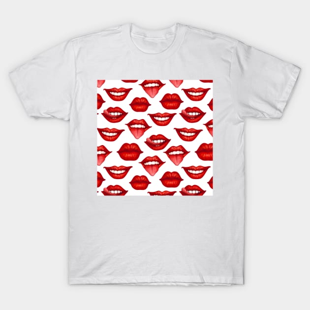 Lips T-Shirt by katerinamk